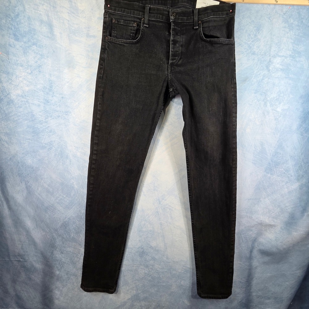Rag & Bone Standard Issue Fit 1 Skinny Leg Jeans Mens 36 Black M1224K302